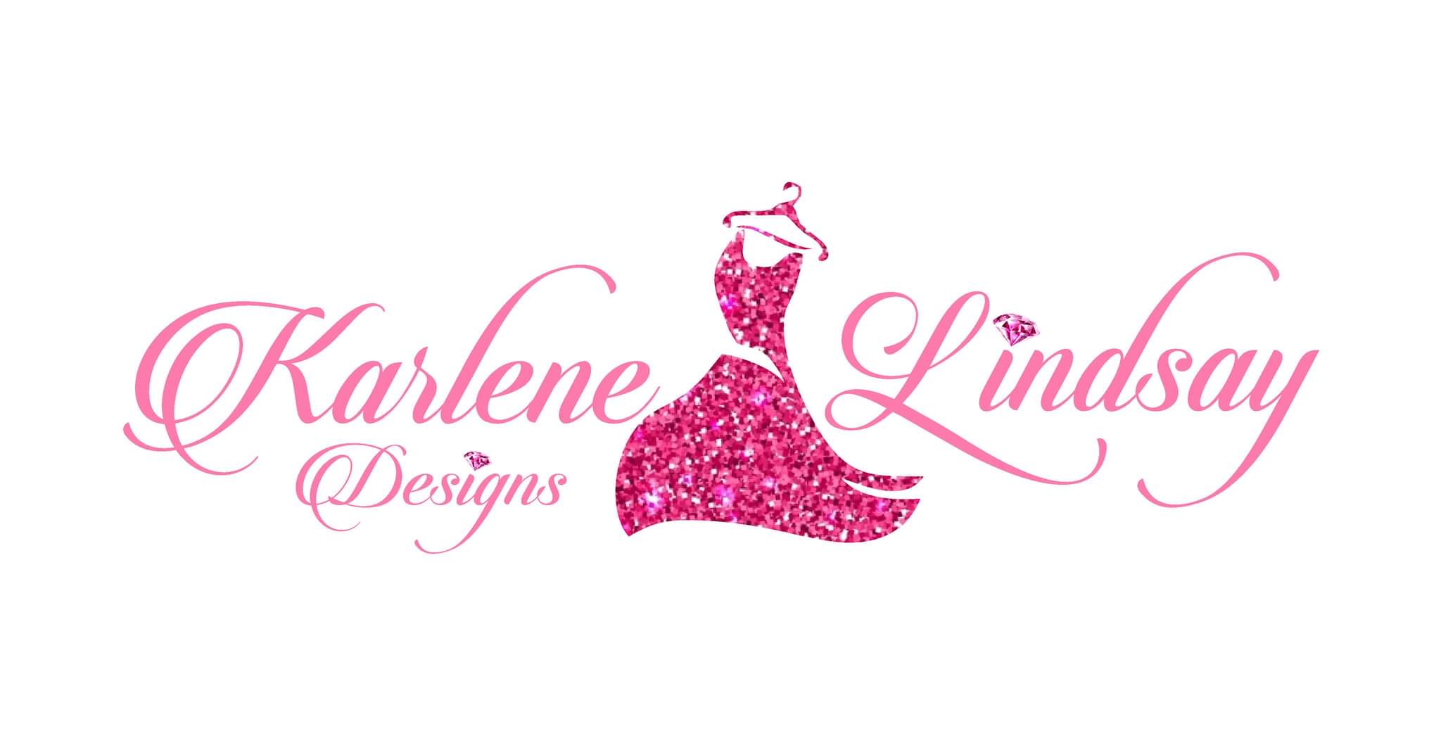 Karlene Lindsay Designs LLC Ameril Neon Gold Rhinestone Gown